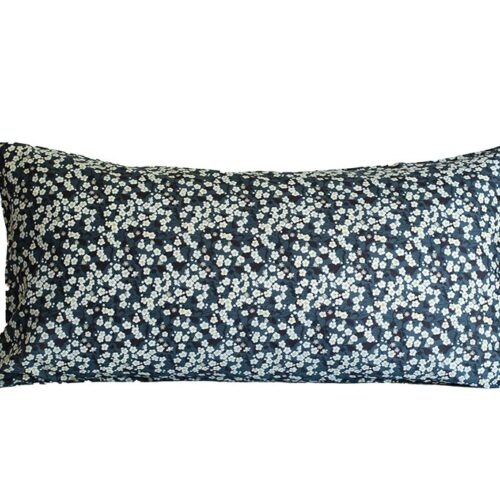 Blossom kopfkissen 80 x40 cm grey-yellow
