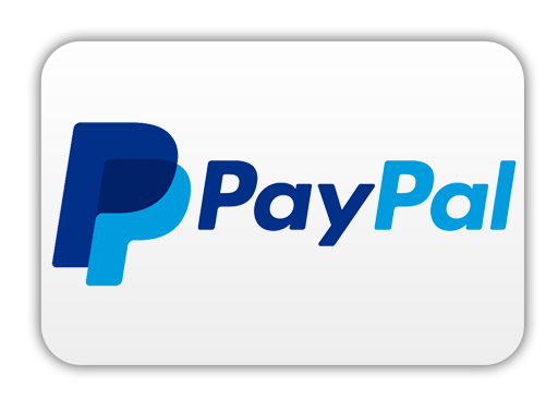paypal logo weiß mit hellblauer und dunkelblauer schrift