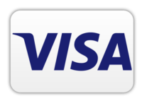 visa logo weiß mit dunkelblauer schrift